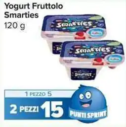 Carrefour Market Yogurt Fruttolo Smarties offerta