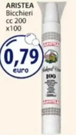 Acqua & Sapone ARISTEA Bicchieri cc 200 x100 offerta