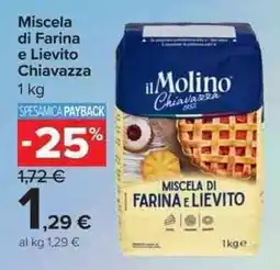 Carrefour Market Miscela di Farina e Lievito Chiavazza offerta