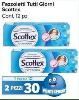 Carrefour Market Fazzoletti Tutti Giorni Scottex offerta