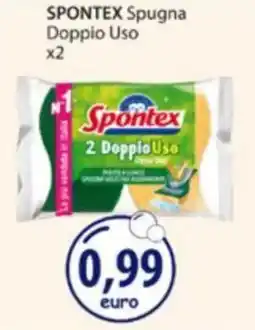 Acqua & Sapone SPONTEX Spugna Doppio Uso x2 offerta
