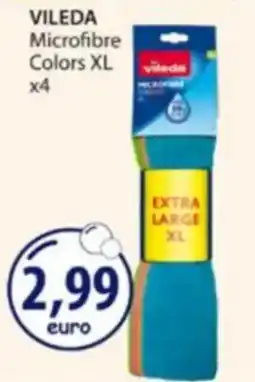 Acqua & Sapone VILEDA Microfibre Colors XL x4 offerta