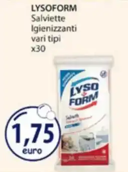 Acqua & Sapone LYSOFORM Salviette Igienizzanti offerta