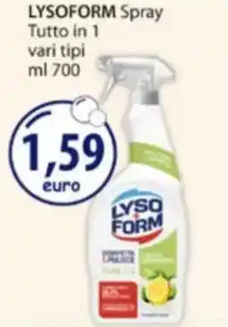 Acqua & Sapone LYSOFORM Spray Tutto in 1 offerta