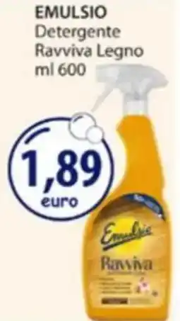 Acqua & Sapone EMULSIO Detergente Ravviva Legno offerta