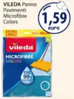 Acqua & Sapone VILEDA Panno Pavimenti Microfibre Colors offerta