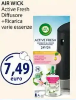 Acqua & Sapone AIR WICK Active Fresh Diffusore +Ricarica offerta