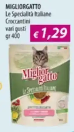 Acqua & Sapone MIGLIORGATTO Le Specialità Italiane Croccantini offerta
