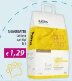 Acqua & Sapone SIGNORGATTO Lettiera offerta