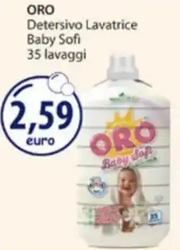 Acqua & Sapone ORO Detersivo Lavatrice Baby Sofi offerta