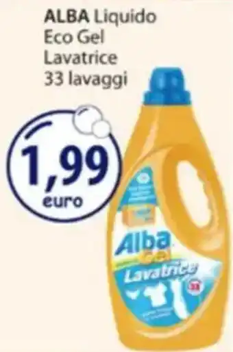 Acqua & Sapone ALBA Liquido Eco Gel Lavatrice offerta