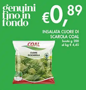 Coal Insalata cuore di scarola COAL offerta