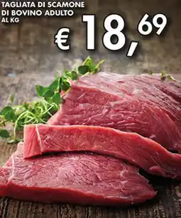 Coal Tagliata di scamone di bovino adulto offerta