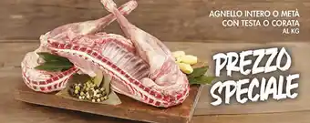 Agnello intero o metà con testa o corata