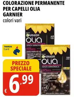Tigros Colorazione permanente per capelli olia GARNIER offerta