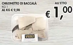 Coal Chilonetto di baccalà offerta
