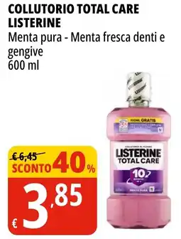 Tigros Collutorio total care LISTERINE offerta