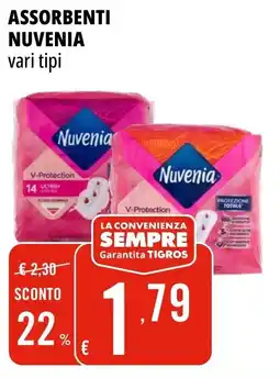 Tigros Assorbenti NUVENIA offerta