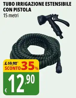 Tigros Tubo irrigazione estensibile con pistola 15 metri offerta