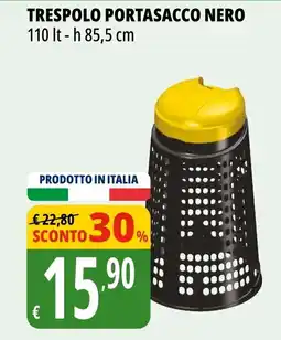 Tigros Trespolo portasacco nero offerta