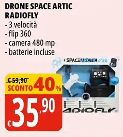 Tigros Drone space artic RADIOFLY offerta