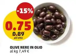 PENNY Olive nere in olio offerta