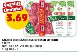 PENNY Salame di milano tagliofresco CITTERIO offerta
