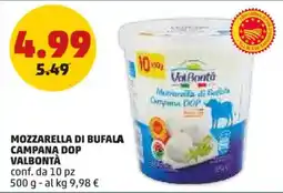 PENNY Mozzarella di bufala campana DOP VALBONTÀ offerta