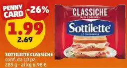 PENNY Sottilette classiche offerta