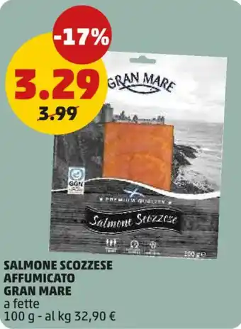 PENNY Salmone scozzese affumicato GRAN MARE offerta
