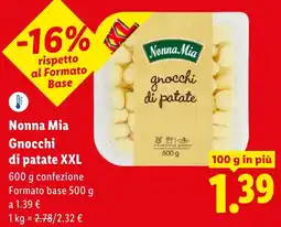 Lidl Nonna Mia Gnocchi di patate XXL offerta