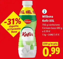 Lidl Milbona Kefir XXL offerta