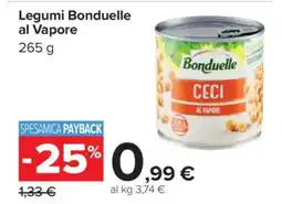 Carrefour Legumi Bonduelle al Vapore offerta