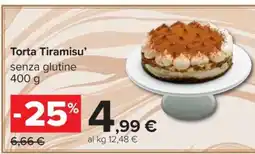 Carrefour Torta Tiramisu' offerta