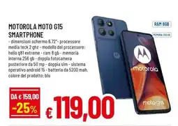 Famila MOTOROLA MOTO G15 SMARTPHONE offerta