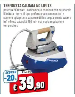 Famila TERMOZETA CALDAIA NO LIMITS offerta