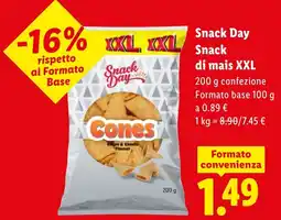 Lidl Snack Day Snack di mais XXL offerta
