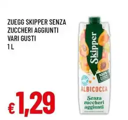 Famila Zuegg Skipper Senza Zuccheri Aggiunti Vari Gusti offerta