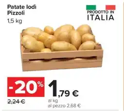 Carrefour Patate Iodì Pizzoli offerta