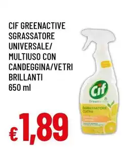 Famila CIF Greenactive Sgrassatore offerta