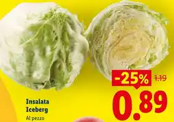 Lidl Insalata Iceberg offerta