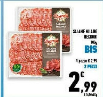 Conad Superstore Salame milano 100 g(ml) offerta