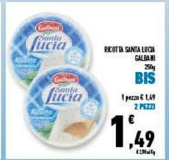 Conad Superstore Ricotta santa lucia 250 g(ml) offerta
