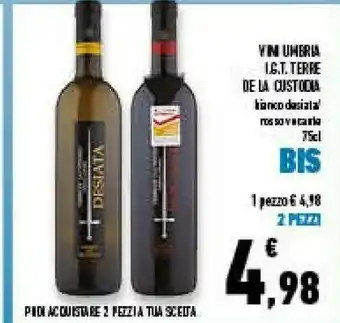 Terre della custodia vini umbria