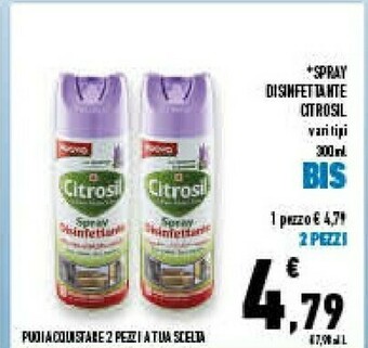 Conad Superstore Citrosil spray disinfettante offerta
