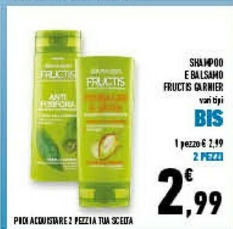 Conad Superstore Fructis shampoo offerta