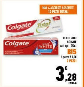Conad Superstore Dentifricio max white offerta