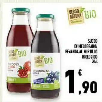 Conad Superstore Conad - succo e polpa mela e mirtillo bio verso natura 600 g(ml) offerta