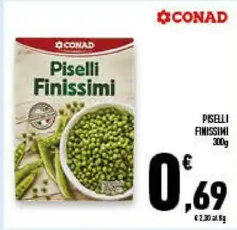 Conad Superstore Conad - piselli finissimi surgelati 300 g(ml) offerta
