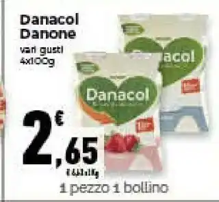 Conad Superstore Danone - danacol fragola 400 g(ml) offerta